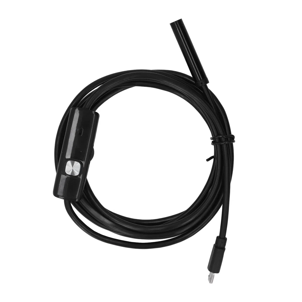 Telecamera per Ispezione con Luce 7mm Endoscopio USB IP67 3MP Angolo di Visione 70 Gradi Cavo Flessibile 2 Metri Compatibilità Universale per Smartphone e Laptop Final Selling Points