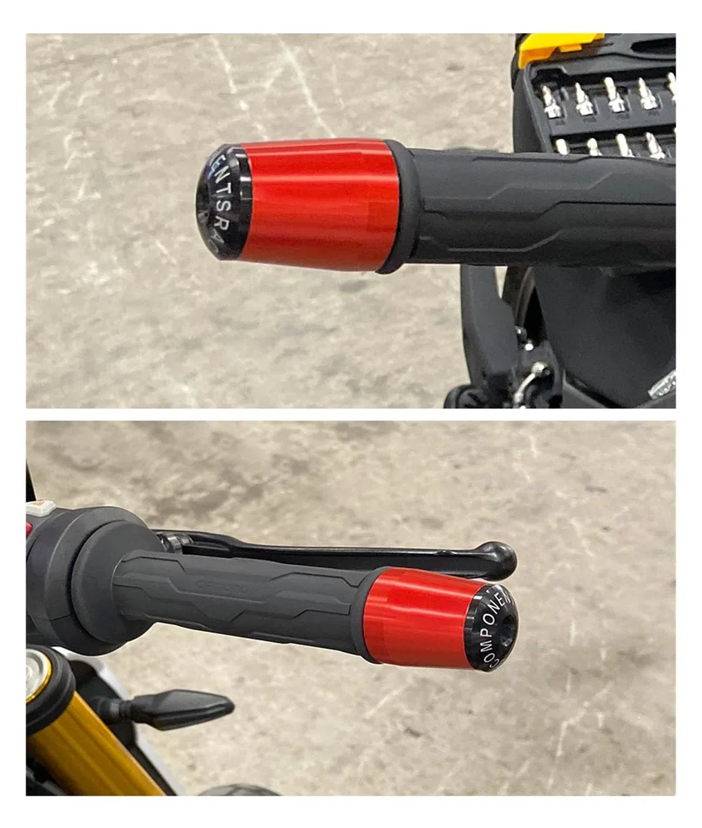 Per Honda CB125R CB 125R 2018 2019 2020 2021 2022 Moto Manubrio Estremità Manopole Caps Manubrio Balanced Plug Slider