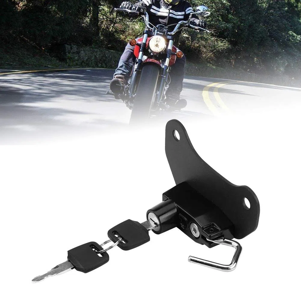 Lucchetto per Casco Moto in Lega di Alluminio - Compatibile con Indian Scout/Sixty 2015-2018, Sicuro e Pratico