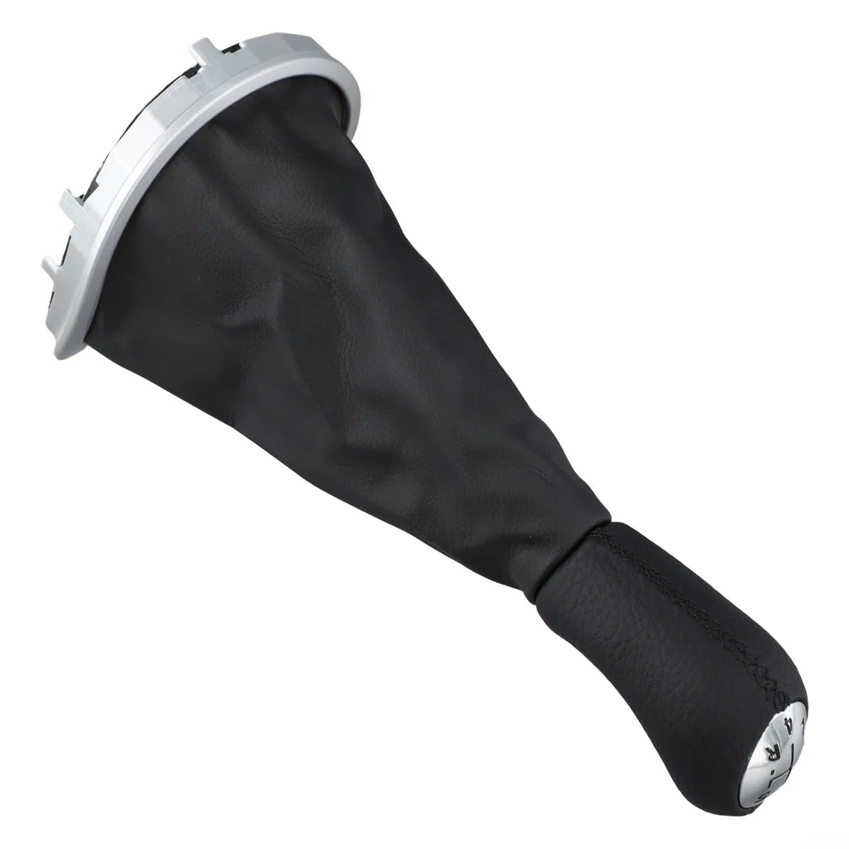 Per Renault Per Clio 3 Pomello Del Cambio Manuale Per Clio III, 8200079112 Parte Di Ricambio, Pelle Avvolto Pomello Del Cambio, Ingranaggio In Plastica Nera, 2005 2006 2007