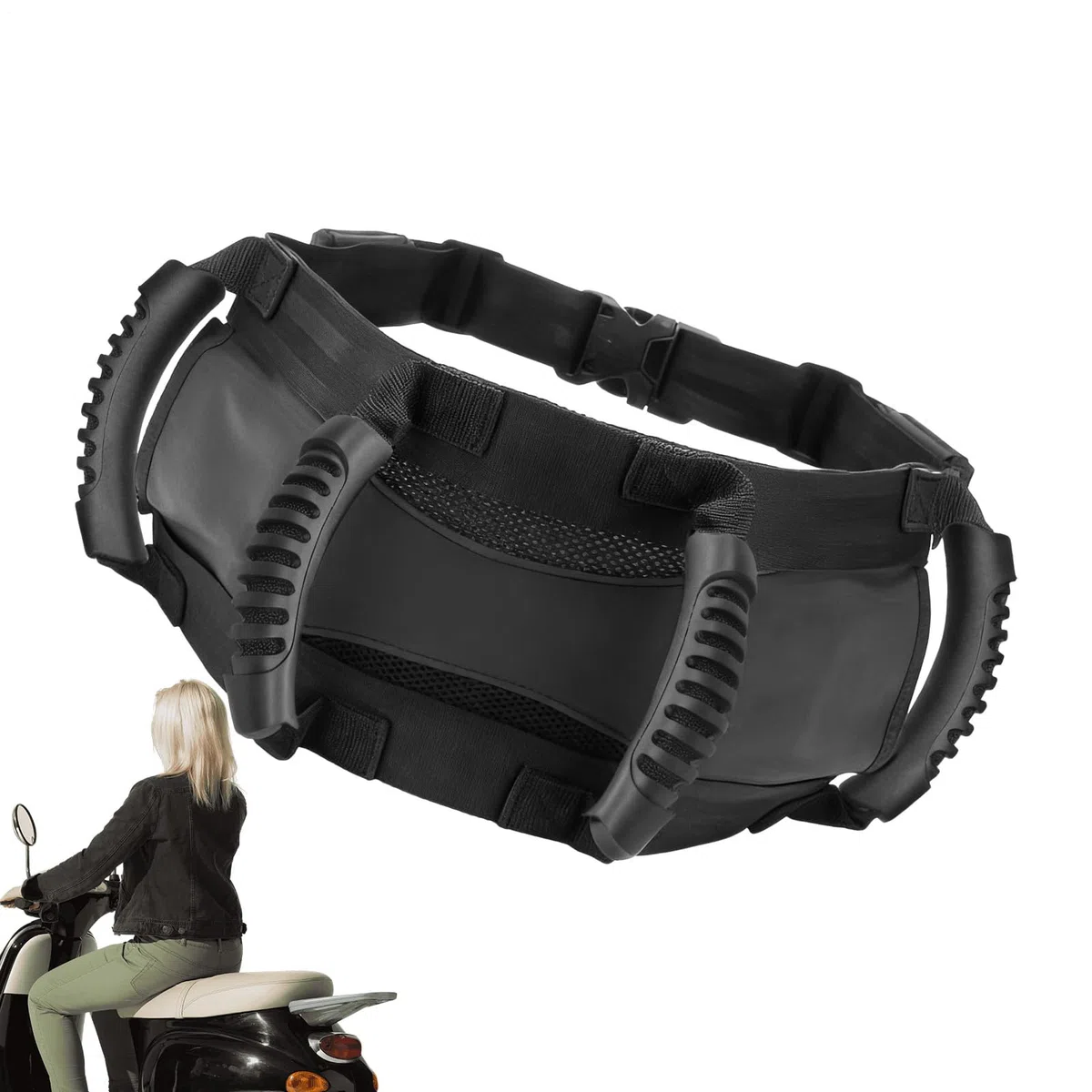 Maniglie Per Passeggeri Moto - Maniglie Regolabili Per Passeggero | Maniglia Cintura Vita Sedile Posteriore Moto - Per Motociclisti Bambini Adulti Quad Motoslitta Pendolari Scuola Weekend Touring Quot