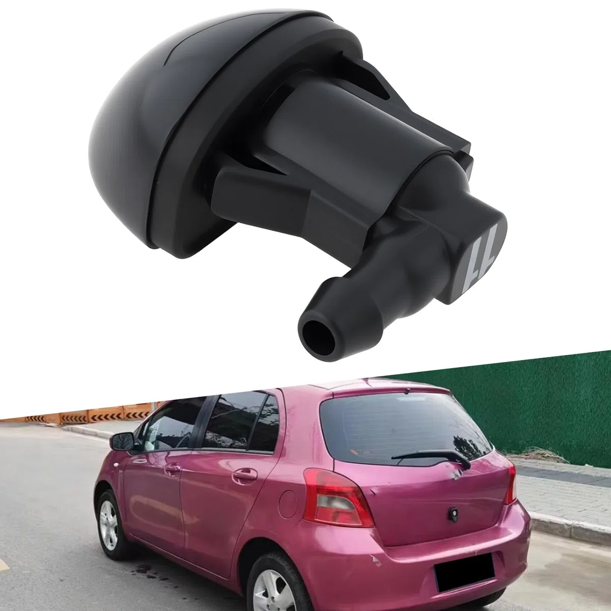 Ugello lavavetri posteriore auto Jet 853910D050 compatibile con Toyota Yaris 2011-2020