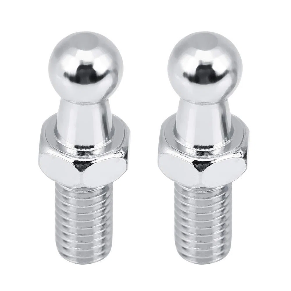 Aramox Bulloni Prigionieri M8 in Acciaio Inox per Gas Struts Testa a Sfera, 2 Pezzi, 2 Piece M8 Stainless Steel Ball Stud Bolts for Gas Struts