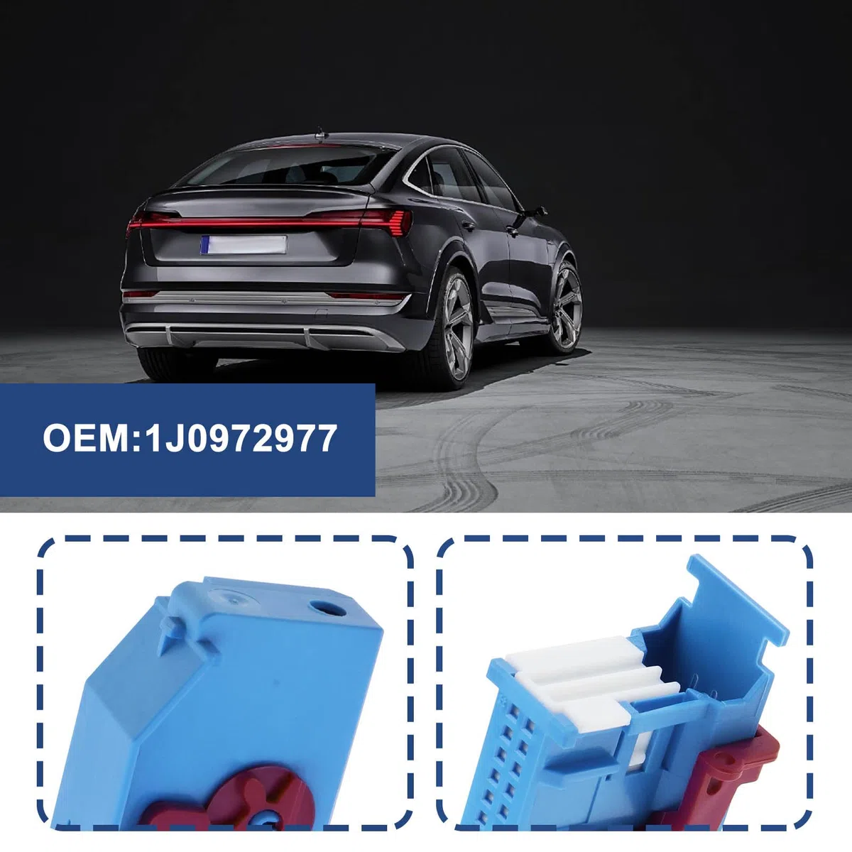EMSea Connettore per cruscotto con 32 pin compatibile con VW compatibile con Audi compatibile con Skoda