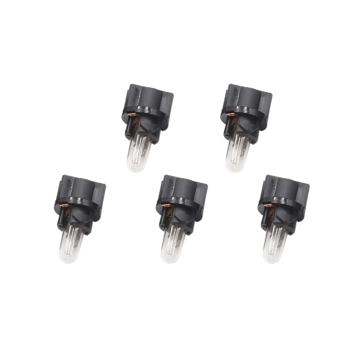 Sourcingmap 5PCS t5-v2 ambra LED indicatore cruscotto segnale lampadine per auto interno