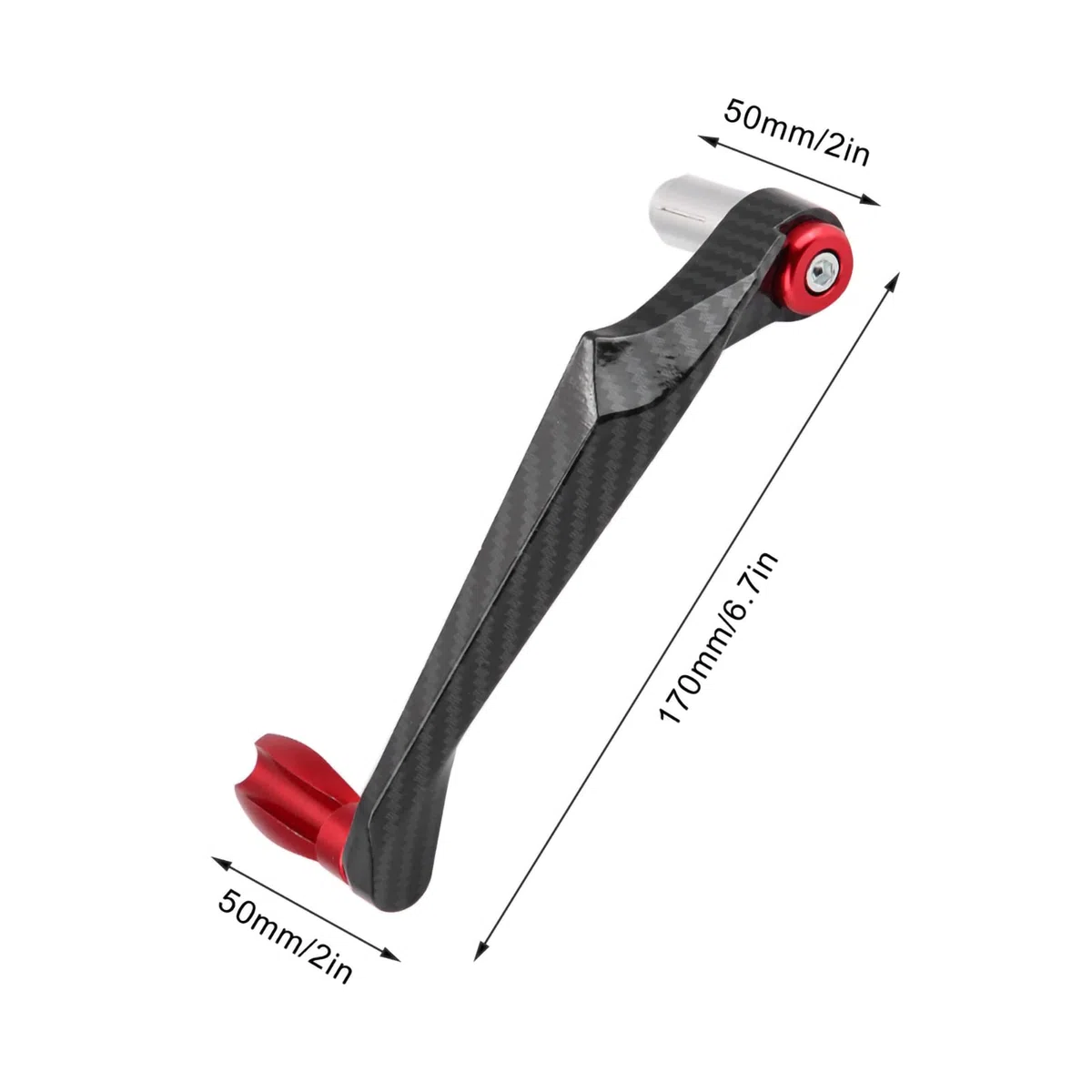 Protezione del manubrio del motociclo-paraleve manubrio moto 22-Duokon Universale 7/8 Pollici 22mm CNC Alluminio Manubrio Freno Leva Frizione Protezione della Mano Protezione per Moto, Moto