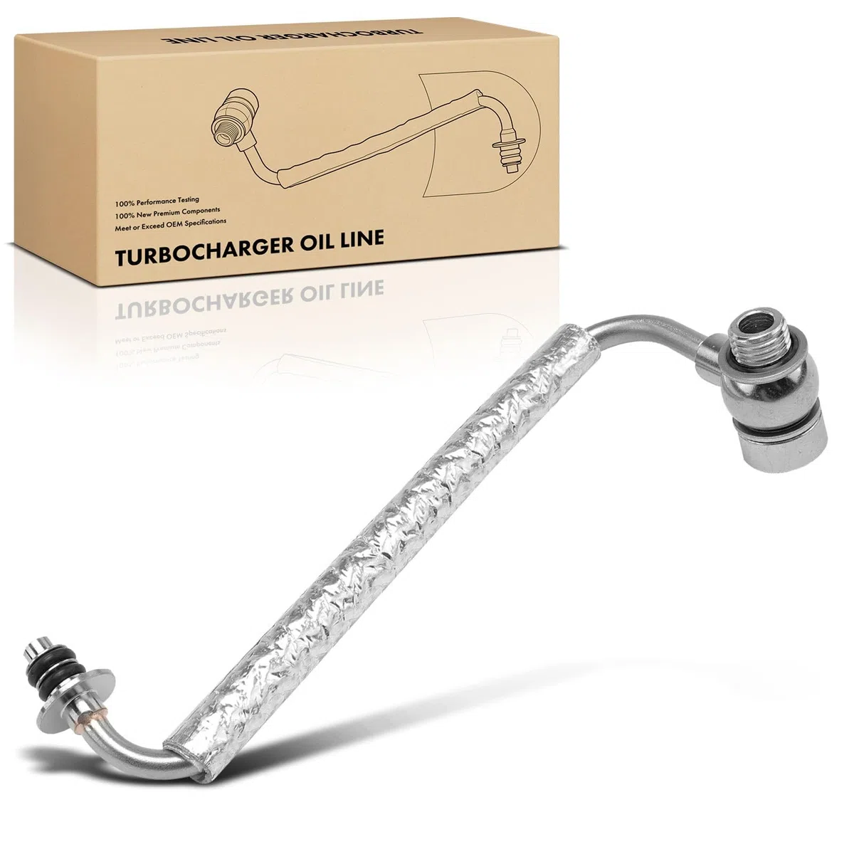 Frankberg Condotto olio turbo Benzina Compatibile con Mokka/Mokka X J13 1.4L Zafira Tourer C P12 1.4L Meriva B MPV S10 1.4L Adam M13 1.4L Astra J GTC 1.4L Replace# 25198546