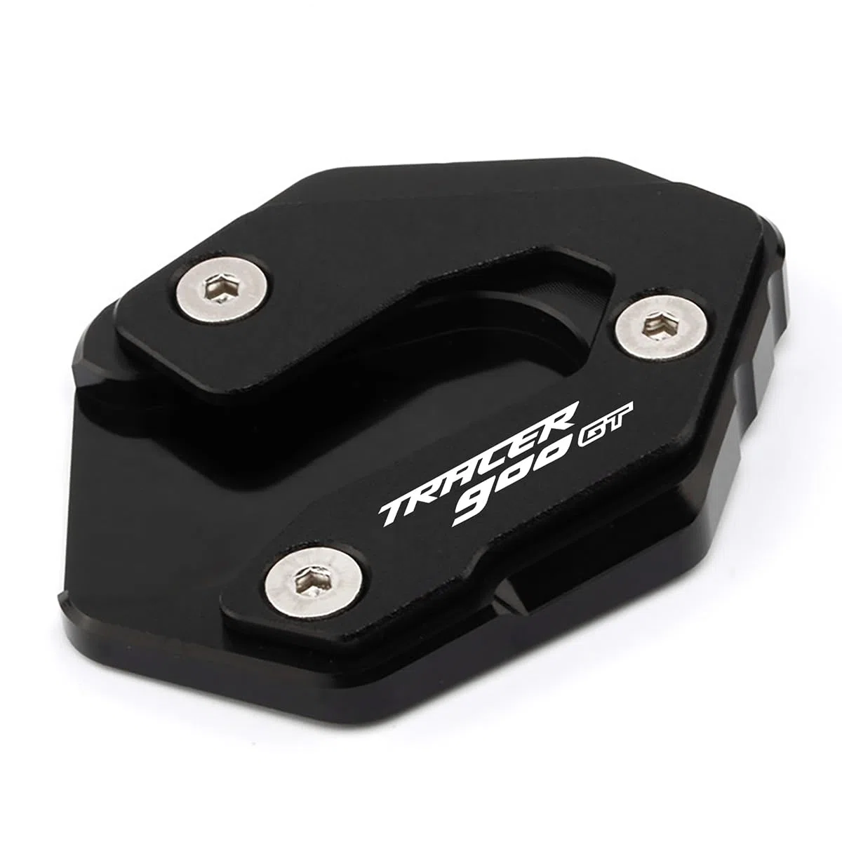 Piastra Supporto Laterale Estensione Cavalletto Moto Accessori per Yamaha TRACER 900 GT tracer900gt 2014-2018 2019 2020 tracer 900gt (Nero)