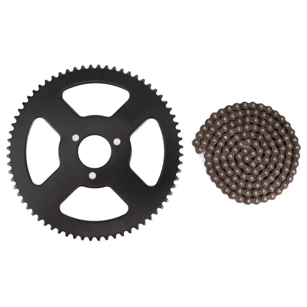 Shopping Pazzo Catene Pocket Bike, Catena Moto, Stabile per Triciclo Elettrico Mini Moto