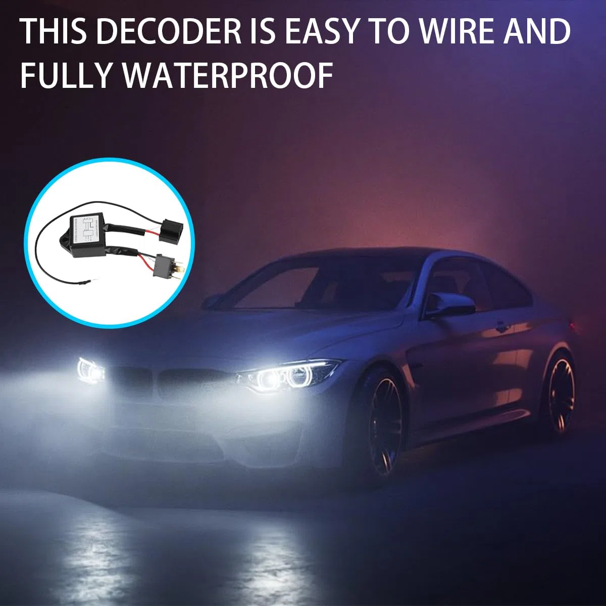 CGEAMDY 2 Pezzi Universale Convertitore Polare Dell'automobile, LED Negativo Convertitore Interruttore Fascio Adattatore, Adattatore Del Cablaggio Dell'interruttore Negativo Polare Del LED per H4