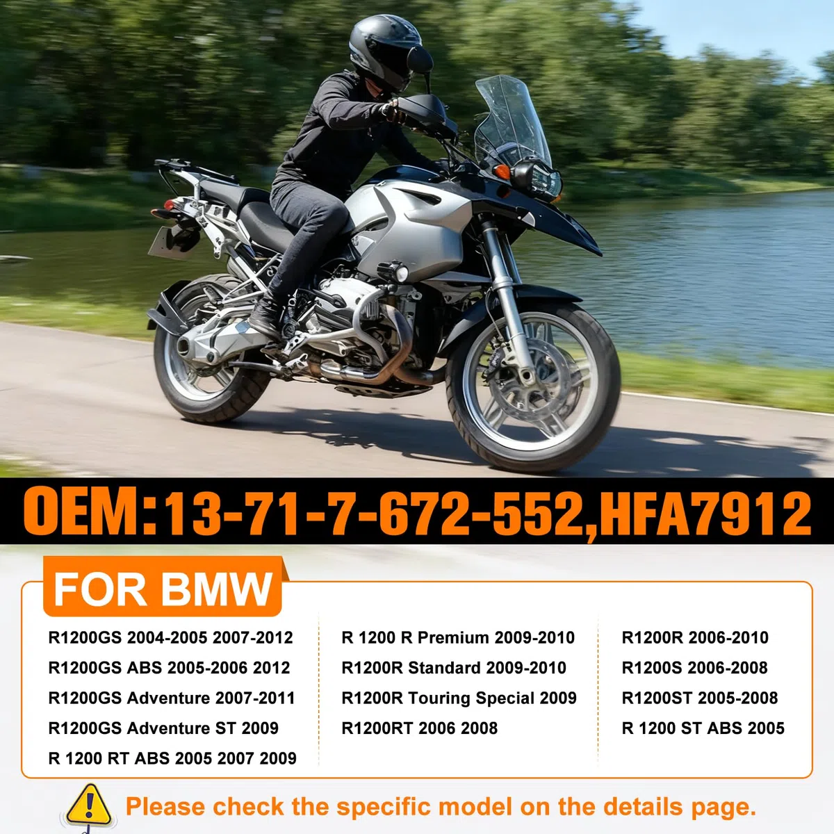 Filtri Aria per BMW R1200GS Adventure R 1200 R R1200RT R1200S R1200 ST HFA7912 13 71 7 672 552