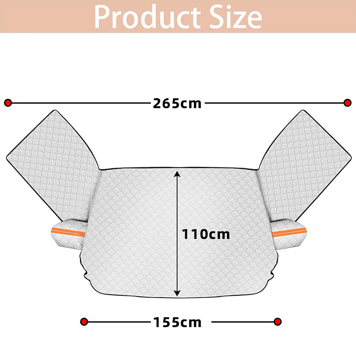 Copertura per Parabrezza Parasole Auto - 1 Pezzo, Argento, Coprisole Autos Parabrezzaer, Adatto per Berlina, Pieghevole, Protezione uv, Protezione Neve,Gelo, Protezione Polvere