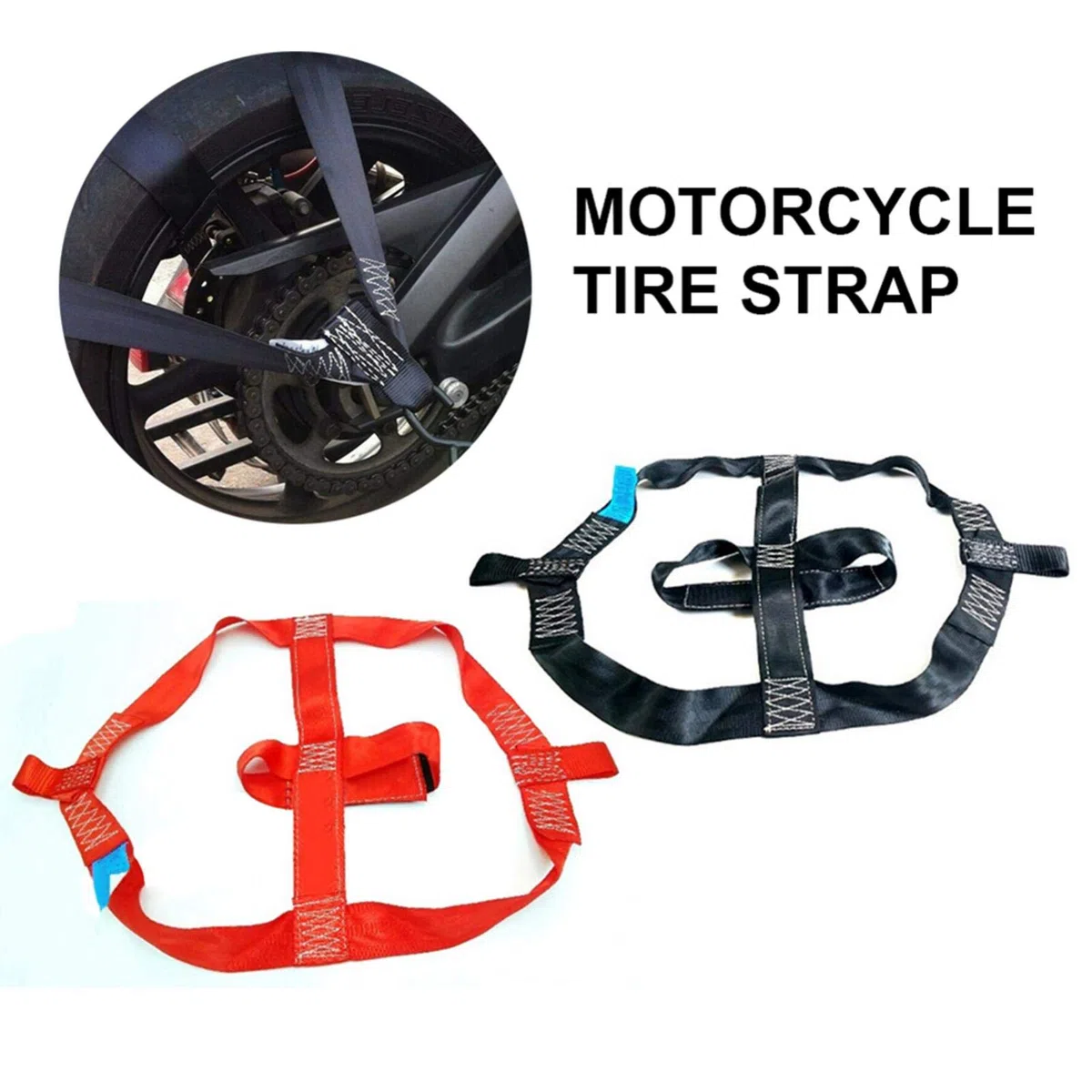 Cinghia per moto, cinghia di fissaggio per veicoli, cinghia per ruota posteriore, cinghia per pneumatici, moto, moto, corda, cinghia per corda elastica