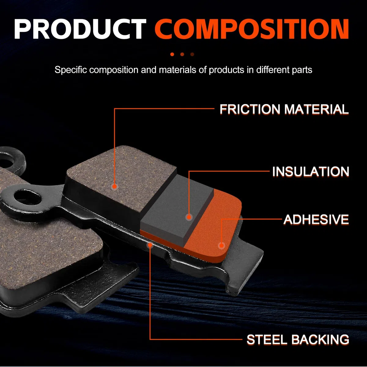 Pastiglie Freno Anteriore e Posteriore per EXC 125 200 SX XC 150 250 EXC EXC-F SX-F 250 300 350 EXC 400 450 Racing