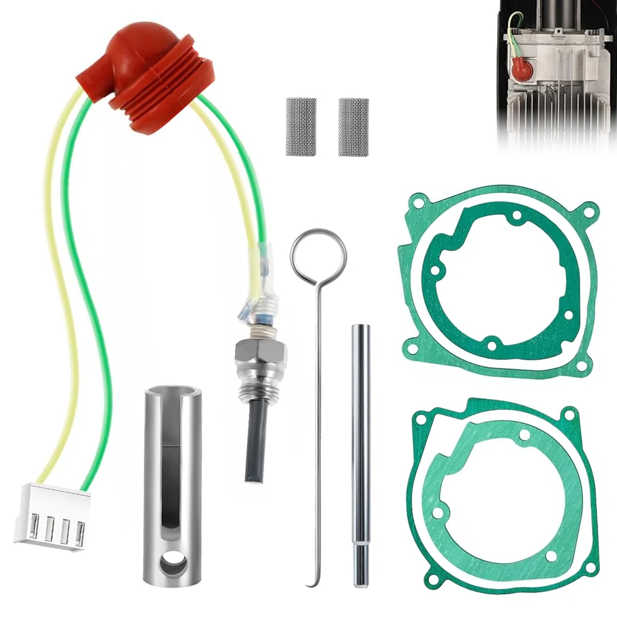 12 V 2 KW 5 KW 8 KW Kit di Riparazione per Candelette, 10 Pezzi Kit Ceramico Riscaldatore da Parcheggio con Candelette, Accessori per Riscaldamento Diesel per Riscaldamento Ad Aria,Diesel