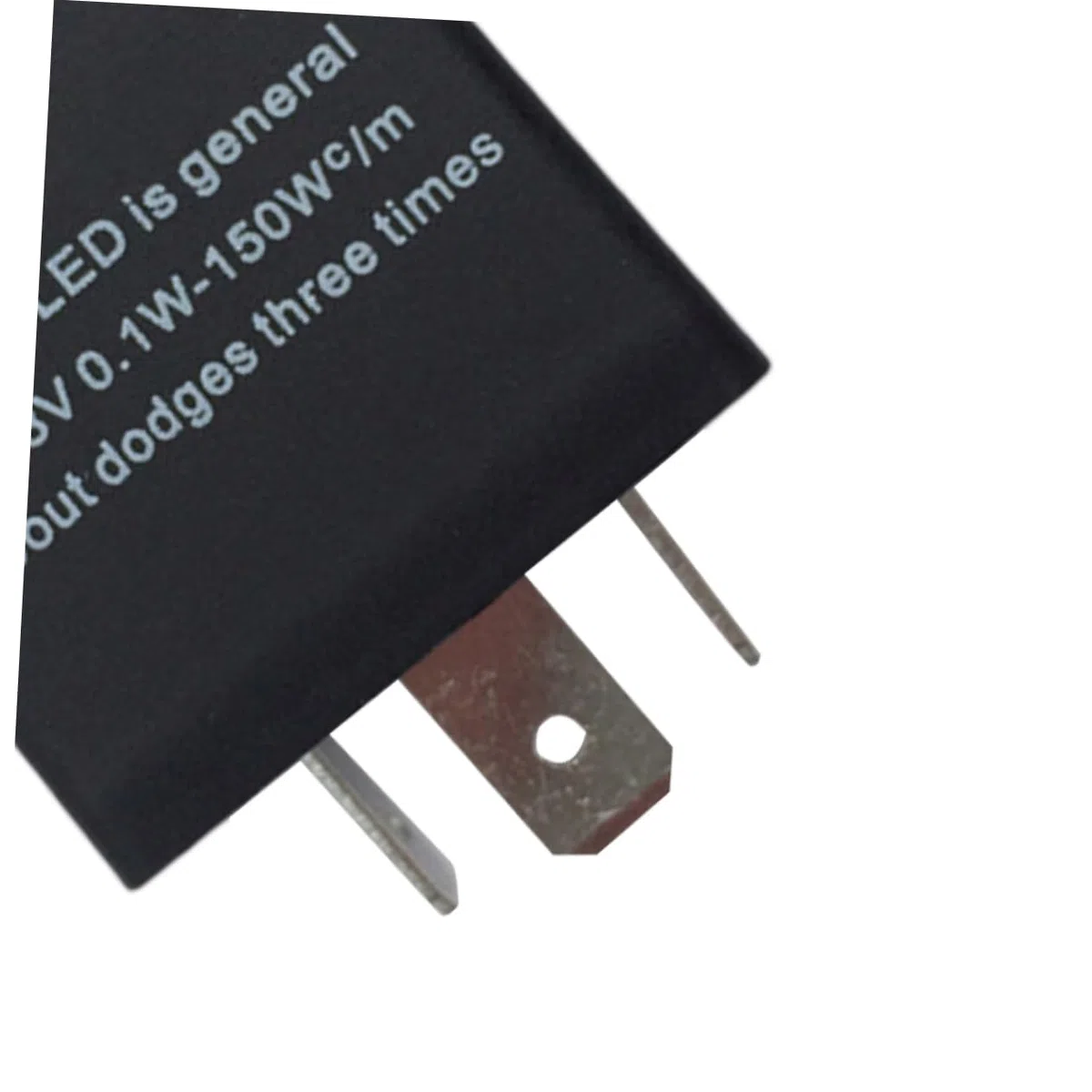 Zerodeko Relè Auto per Nero LED Lampeggiante Frequenza Regolabile Segnalazione in, Flash Cambio di per Indicatore Veicolo