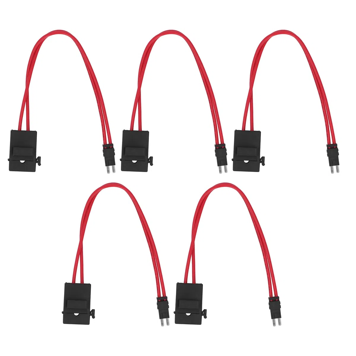 Connettore Portafusibili per Auto, Connettore del Pannello della Scatola dei Fusibili del Veicolo Mini Punta Sottile Compatta 5 Pezzi per il Test (Piedini lunghi ACM 9,1 mm)