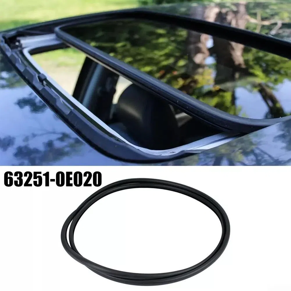 Gdfnmogo Guarnizione di tenuta per tettuccio apribile, numero 63251-0E010, 63251-0E020, 63251-48030, per Camry per RAV4, guarnizione in gomma per portiera auto, guarnizione in gomma