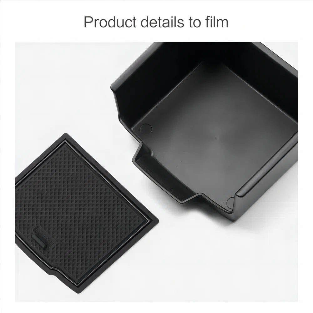 Compatibile con Renault Captur 2 2019-2024 2025 Console Centrale Scatola del Bracciolo, Organizer Vano Portaoggetti Auto Accessori con Tappetino Antiscivolo