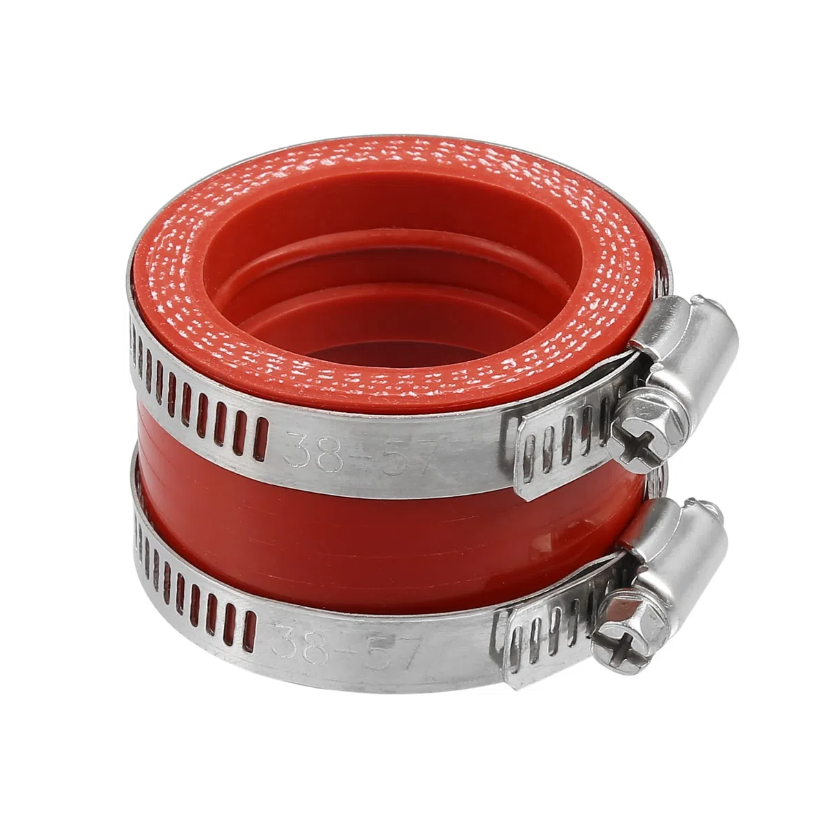 X AUTOHAUX Adattatore carburatore rosso ID 40 mm interfaccia avvio tubo di aspirazione – 1 pezzo