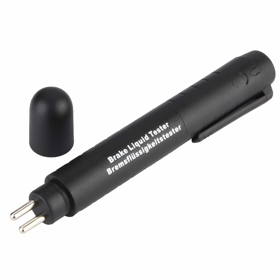 Liquido Freni Tester per liquidi freni Tester per liquidi Automotive Liquido Freni Detector Olio di Prova della Penna freni Penna 5 Indicatore LED per auto Strumento di prova per