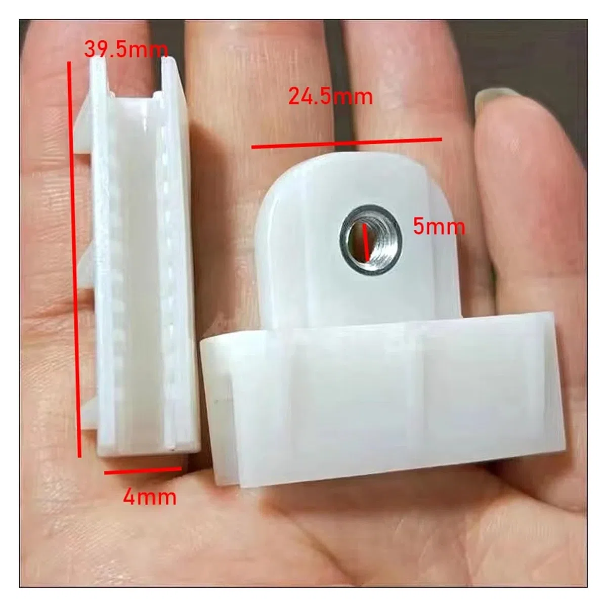 Alzacristalli Clip Di Supporto Per Vetro Per Regolatore Di Finestra Per Portiera Universale Per Auto 4 Mm Regolatore Finestrino(2X)