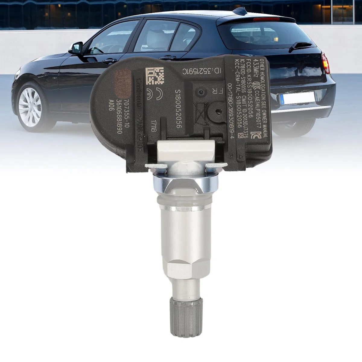 Sensore di pressione Sistema di monitoraggio della pressione dei pneumatici Sensore TPMS RDKS per Serie 1 2 3 4 F20 F21 F22 F23 F87 F45 F30 F31 36106856209, 36106881890