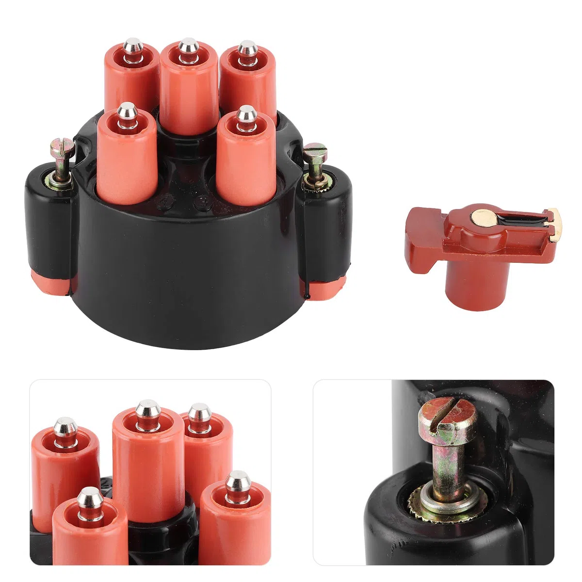 Rengue Calotta Spinterogeno + Rotore 0001584902 A0001584902 190E W201 Sostituzione Diretta con Materiale ABS di Alta qualità per 190E COUPE G-CLASS W461 1987-1993