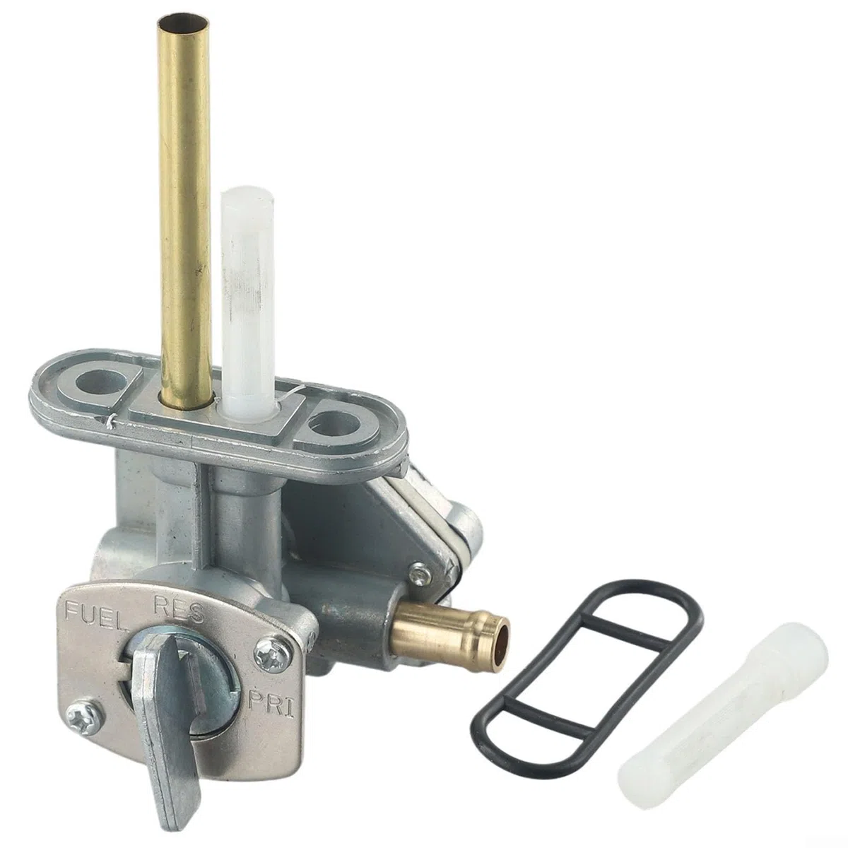 Rubinetto per carburante, valvola per serbatoio del carburante e benzina, per EN500 Vulcan 500 1996-2009 ZR750 Zephyr per Kawasaki, con funzione interruttore a tre posizioni