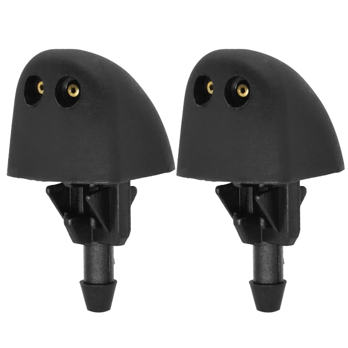 2 getti lavavetri anteriori ugelli acqua spray 93160047 7700823915, for Renault, Trafic II X83, for Opel, for Vauxhall, Vivaro Primastar Ugello per getti lavacristallo anteriore