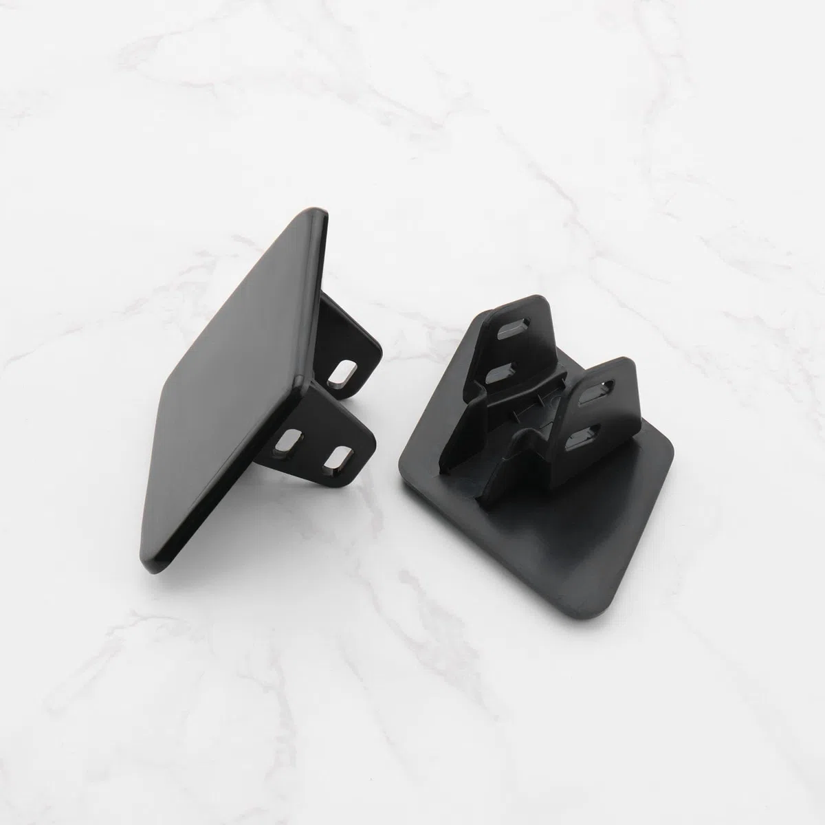 1 coppia di ugelli lavafari per paraurti anteriore sinistro e destro per auto, coperchio tappo 61678031307 61678031308 compatibile con BMW Serie 3 E90 2005-2009 Nero