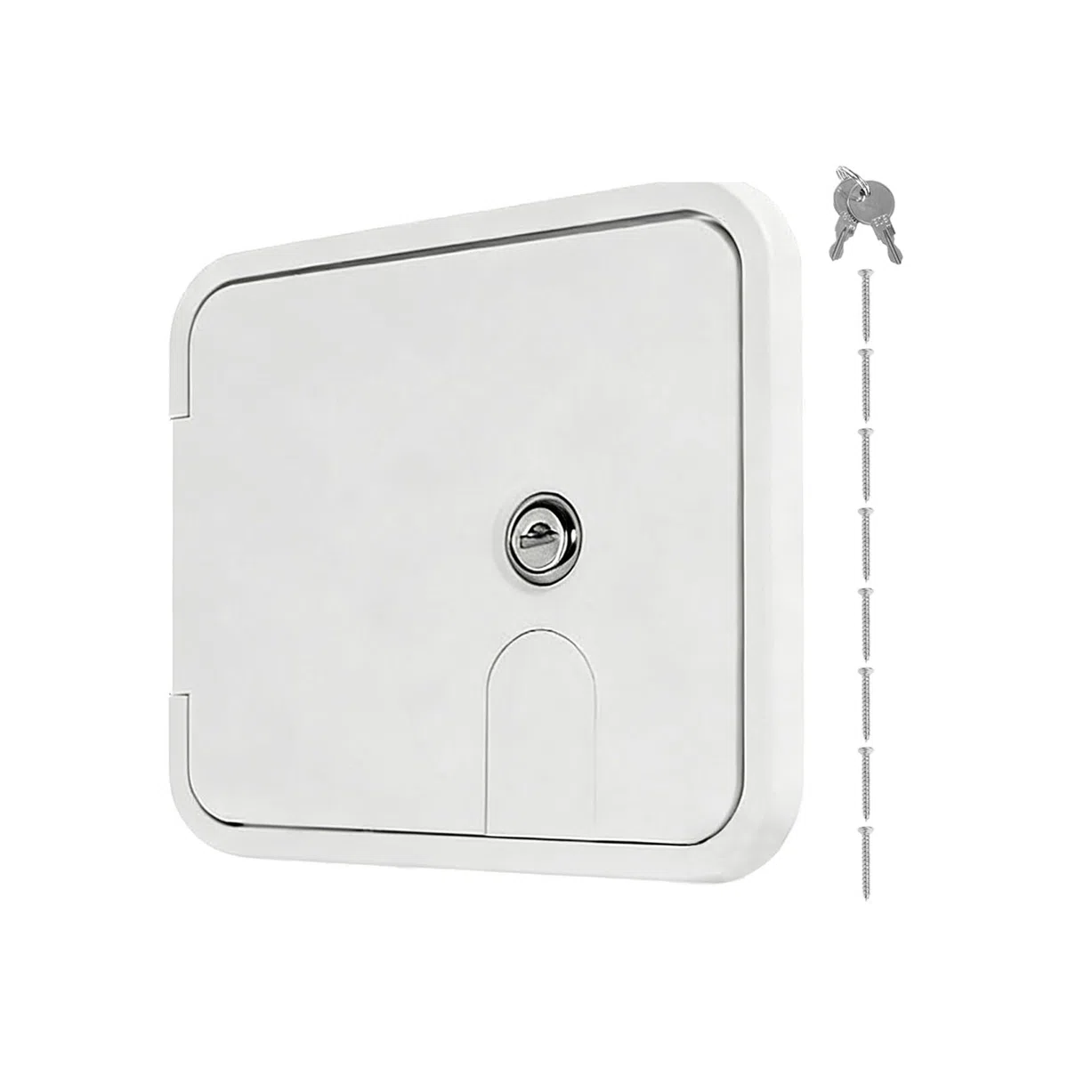 Portello Camper - Sportello Accesso | Materiale ABS Vano Esterno | Porta Di Ispezione Resistente Alla Ruggine Per Gavone, Chiusura Sicura, Ideale Per Rimorchio E Caravan Professionali