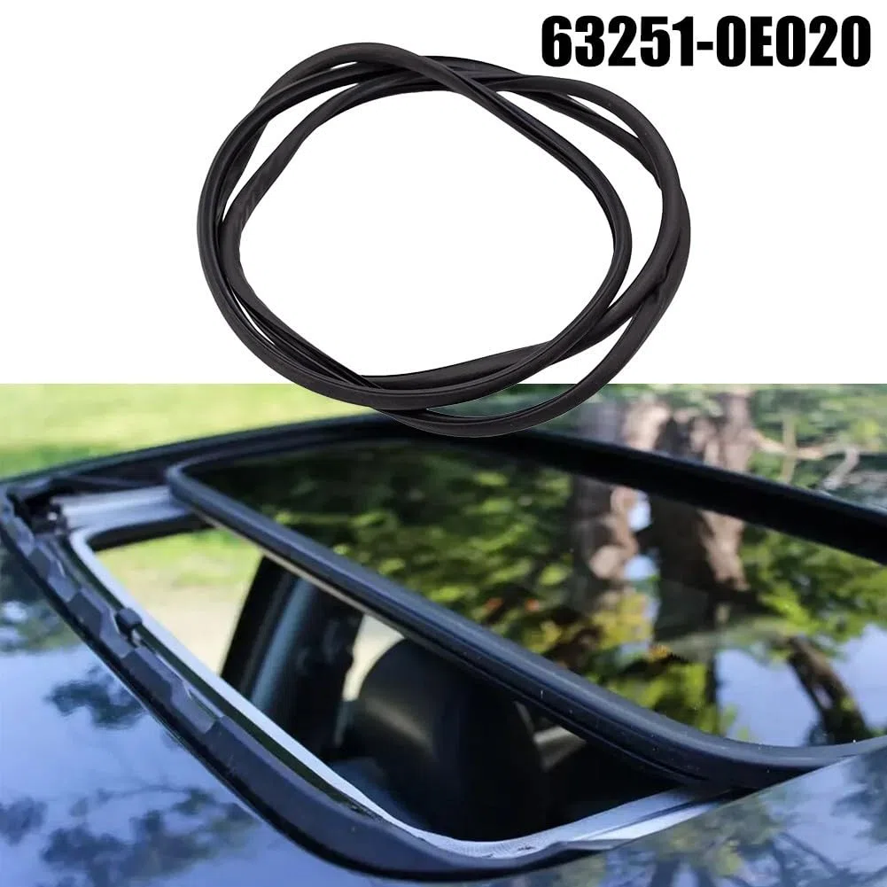 Gdfnmogo Guarnizione di tenuta per tettuccio apribile, numero 63251-0E010, 63251-0E020, 63251-48030, per Camry per RAV4, guarnizione in gomma per portiera auto, guarnizione in gomma