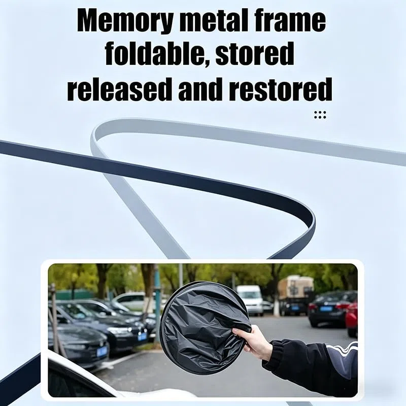 Parasole Lunotto Posteriore per Fiat Panda, Protezione UV con Ventose, Telaio in Metallo con Memoria Pieghevole, 98x49 cm, 1 Pezzo