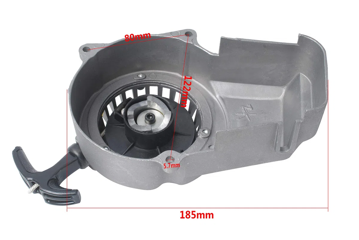 Poweka Avviatore a Strappo per 2 Tempi 47cc 49cc Pocket Dirt Bike Mini ATV