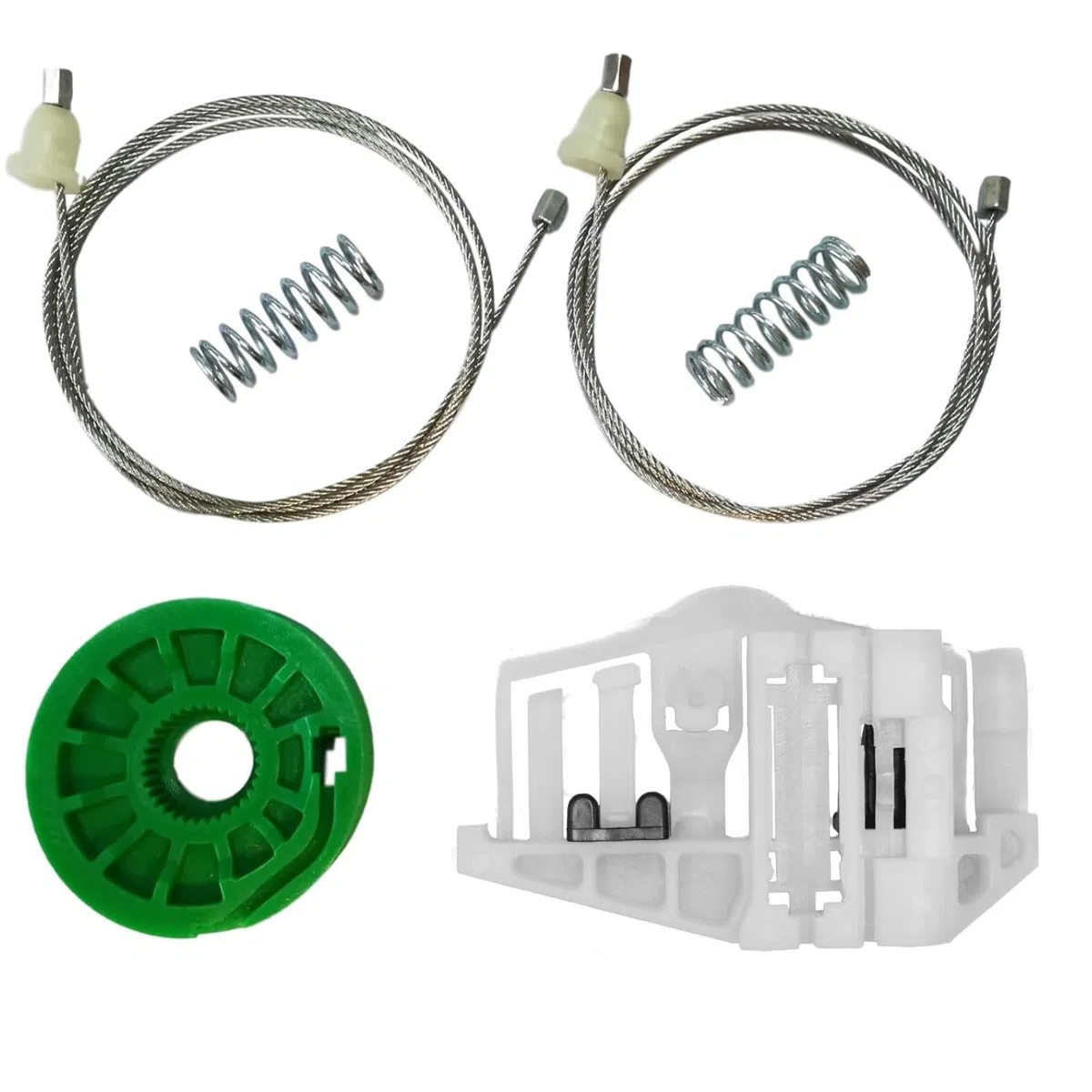 Twowinds - Clip Alzacristallo 51357140590 Compatibile con BMW E87 120d 118d 116i 118i 130i 120i (2004-2012) - 51367138468 - Porta Posteriore Destra (lato passaggero) - Regolatore Finestrini (6 pezzi)