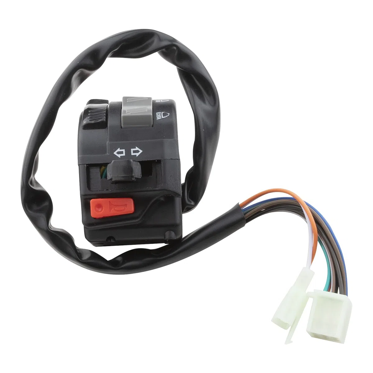 Interruttore di Avviamento del Faro del Motorino comando manubrio 7/8" 22 mm per Motociclo ATV 12V Segnale di Svolta di controllo