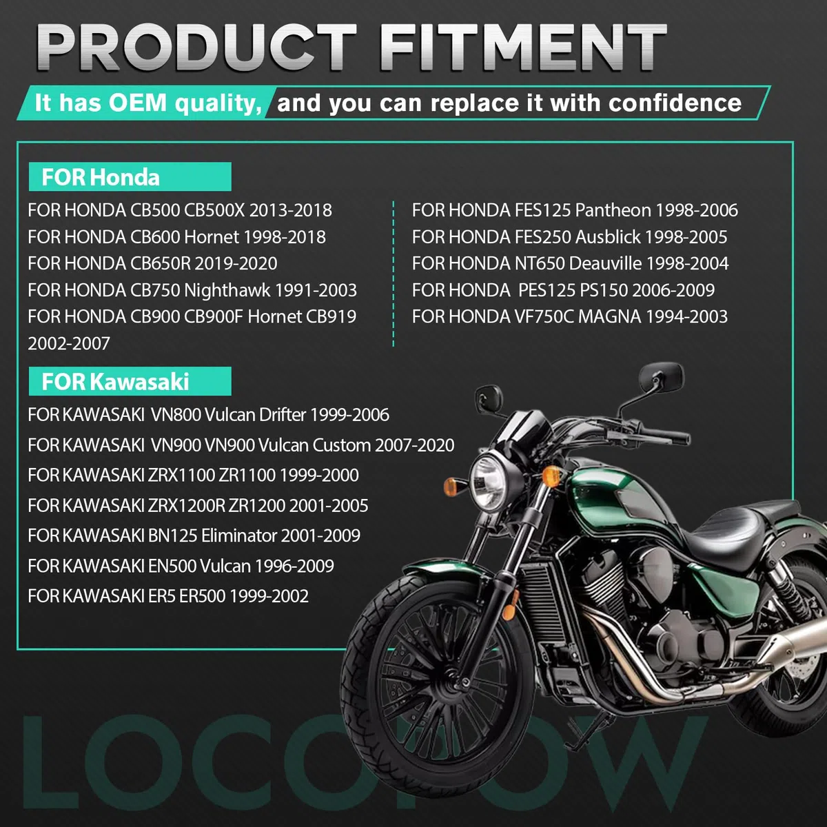 LOCOPOW Relè Avviamento Solenoide Per Honda XL125 V Varadero 2001-2003/NES125 2000-2003/SES125 Dylan 2003-2004/SH125 2001-2003/SH150i 2010/VT125 C Shadow 1999-2004/ CB500,CBF1000,CBR1100,FES 125 250