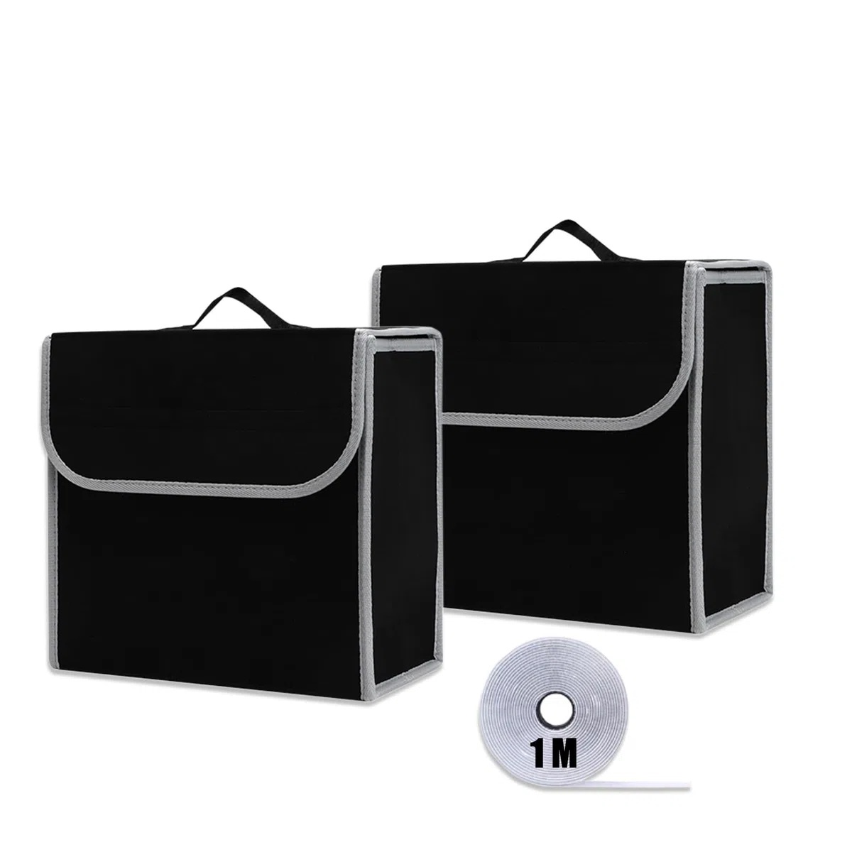 Organizer Bagagliaio Auto in feltro, 2 pezzi 30 x 19 x 27 cm accessori auto interno organizer baule per Attrezzi & Cura per attrezzi e declutter interno, adatto per tutti i veicoli