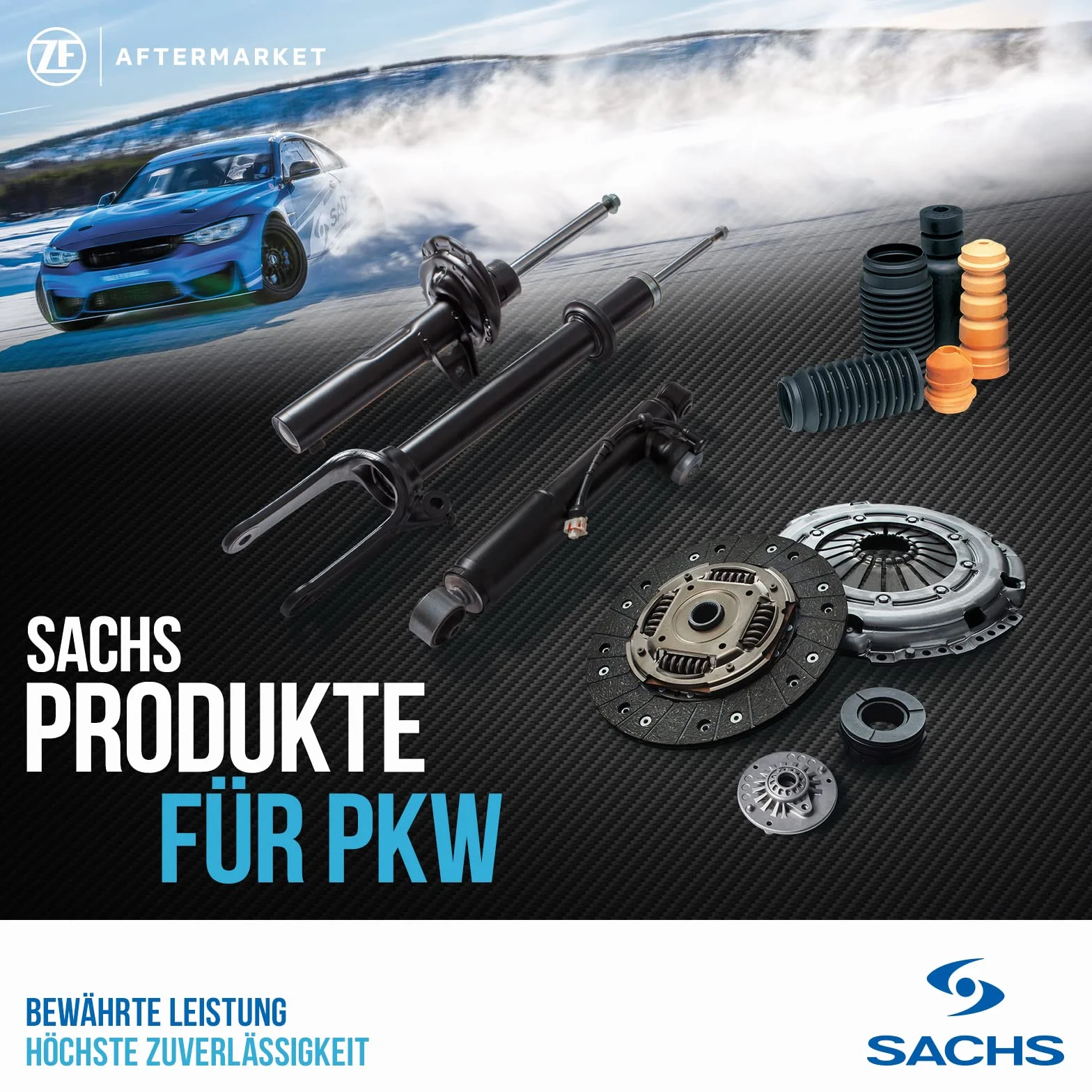 SACHS 900 157 Kit Parapolvere Ammortizzatore Service Kit per Ford Focus II Station Wagon (DA_, FFS, DS) 2004-2012 Assale anteriore e altri veicoli