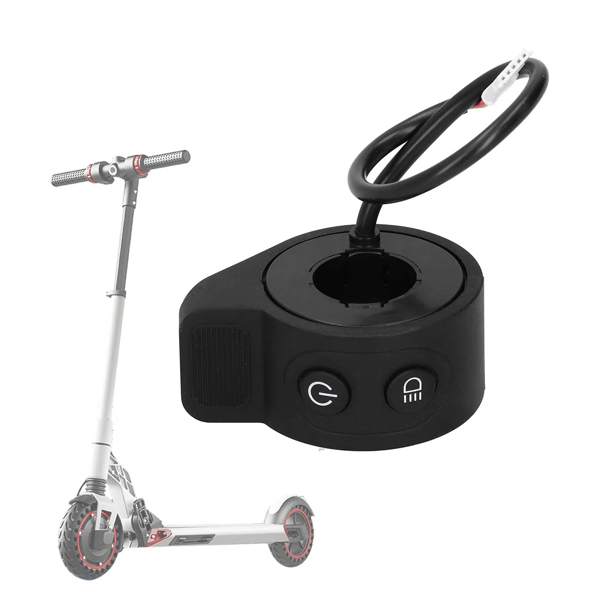 Acceleratore per scooter elettrico, Compatto e Integrato per Pollice, Interruttore Sostituzione Facile for Utenti Cittadini e Compatto in Viaggio