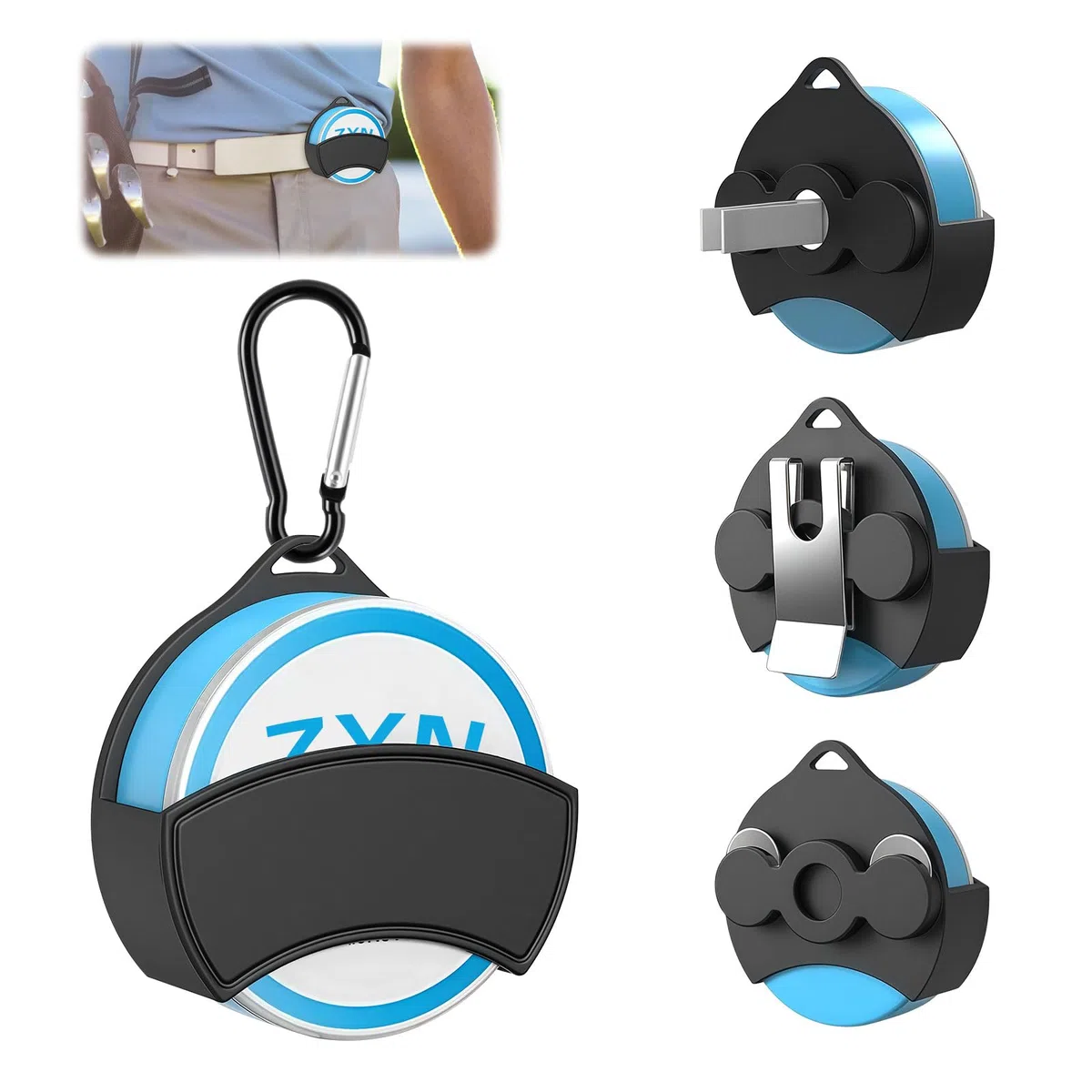 Supporto in Silicone per Visiera e Cintura Dell'auto,Compatibile Clip per Fondina Zyn, Compatibile con ZYN, VELO e LYFT Conchiglia Facile da Trasportare, un Ottimo Regalo per Marito, Fidanzato, Padre
