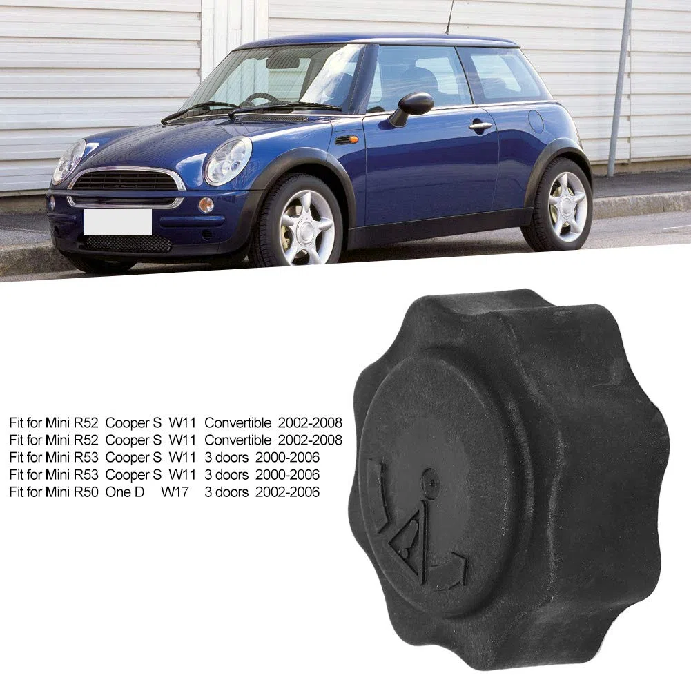 Coperchio del Tappo del Serbatoio di Espansione del Radiatore per Mini R52 S W11 Convertible 2002-2008 Materiale ABS di Alta qualità 1 unità