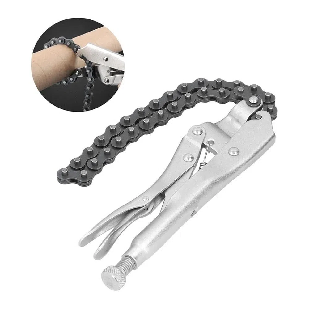 Pinza con catena autobloccante chiave inglese per tubi filtro olio
