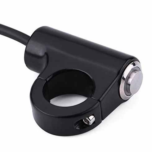 Keenso Interruttore di Controllo Manubrio, 7/8 "22mm in Lega di Alluminio Resistente alle intemperie Interruttore di Montaggio Manubrio del