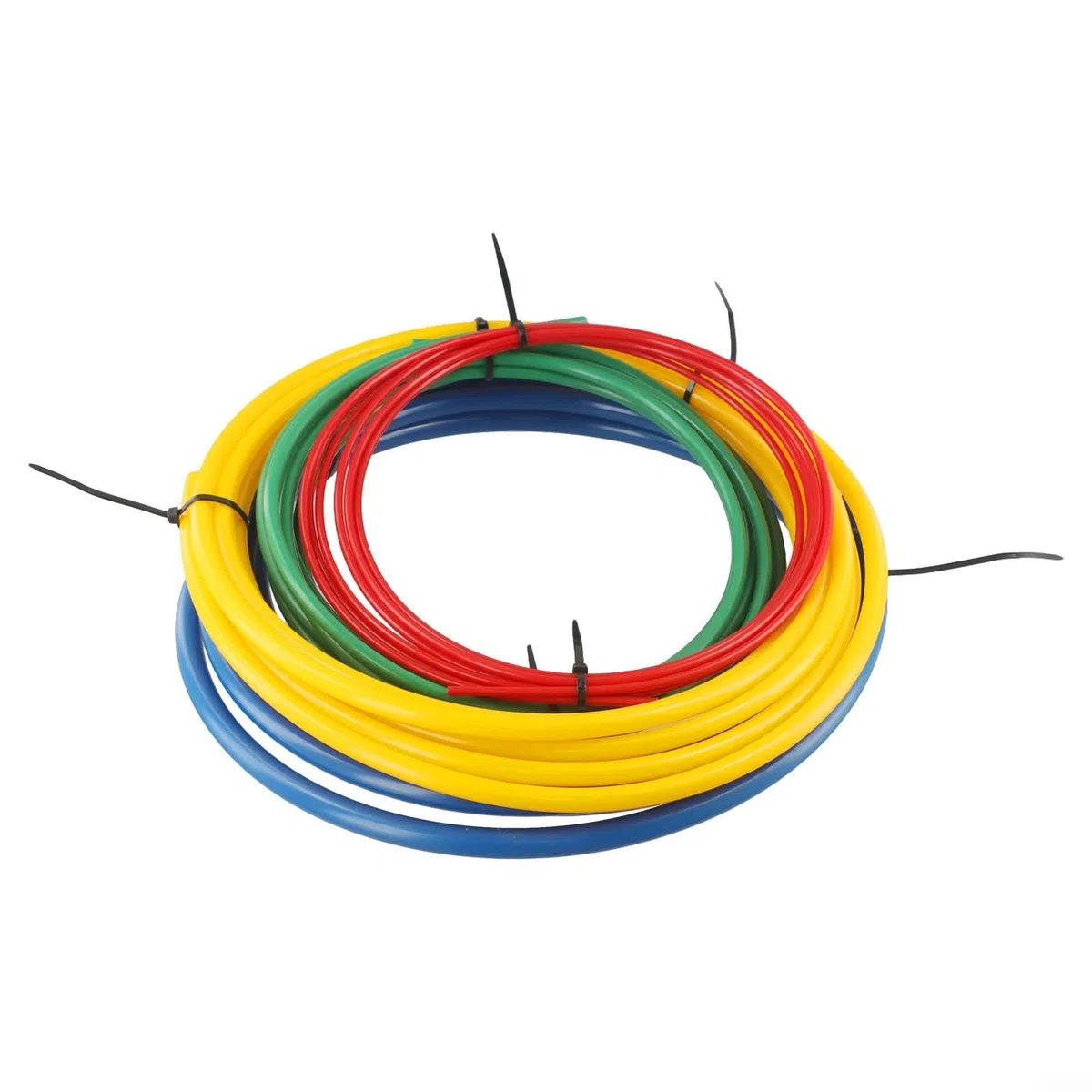 Set di piegatura per tubi di rame, per condizionatori d'aria, in plastica PE con 4 misure, strisce di piegatura incorporate per tubi da 1/4 3/8 1/2 5/8 pollici, lunghezza 4M modello CT-205