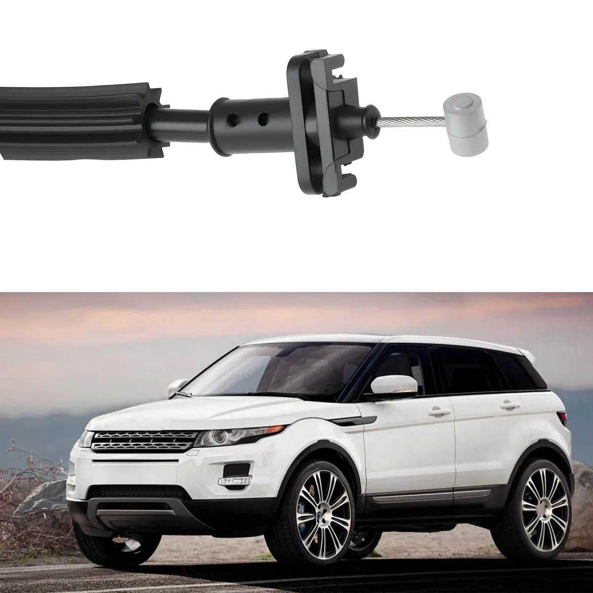 OTOTEC Cavo di rilascio della serratura della portiera anteriore esterna LR025410 compatibile con Range Rover Evoque L538 2012-2018