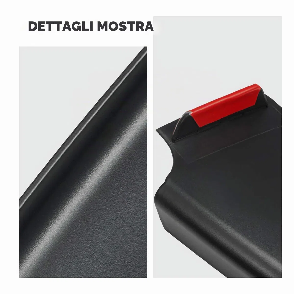 RUIYA 2 Pezzi Auto Porta Maniglia Immagazzinaggio Scatola per M*ercedes Smart Fortwo C453 2014-2019, Car Handle Organizer Maniglia Porta Braccioli Scatola di Immagazzinaggio Smart Fortwo accessori