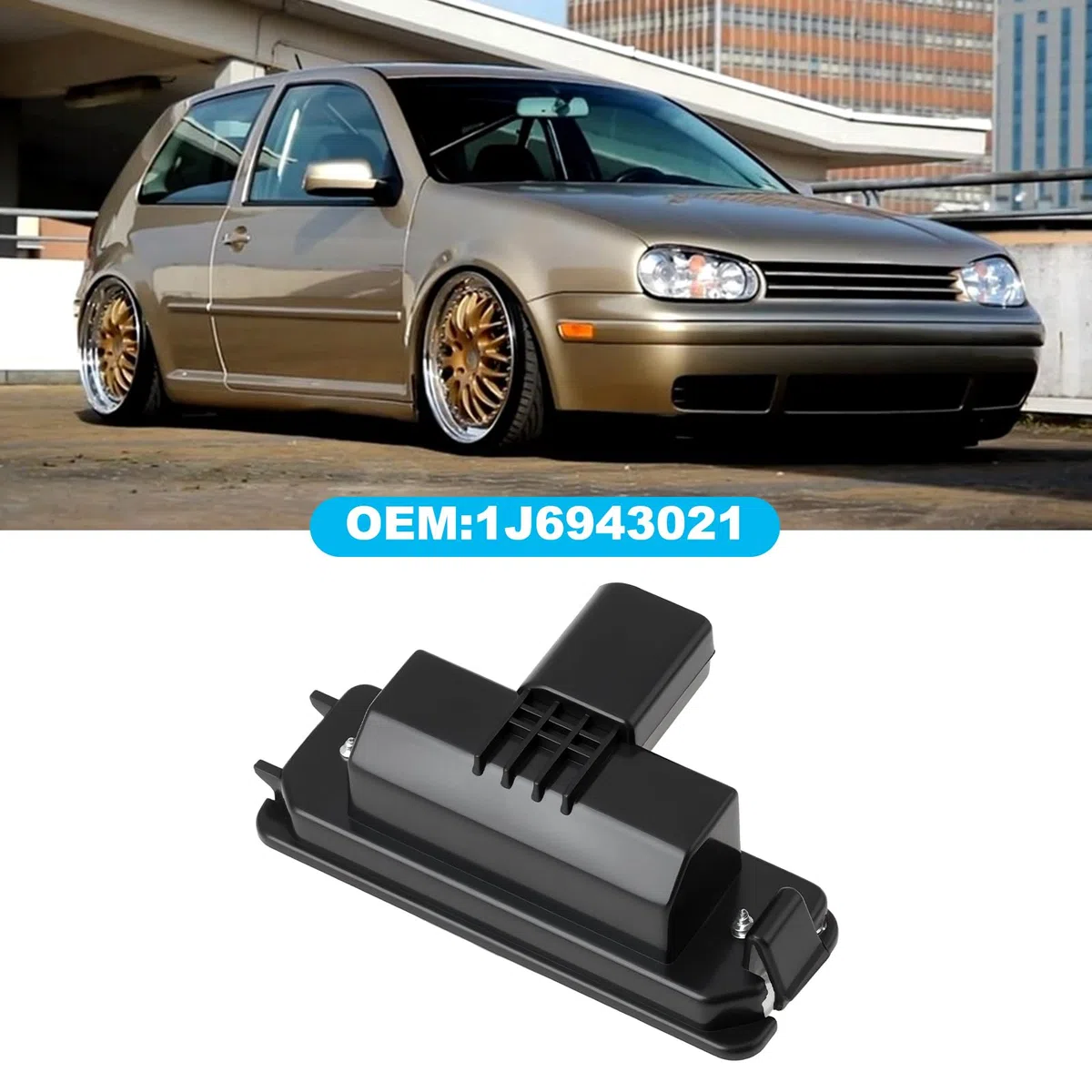 2 luci targa auto 1J6943021 compatibili con VW Golf MK4 Polo