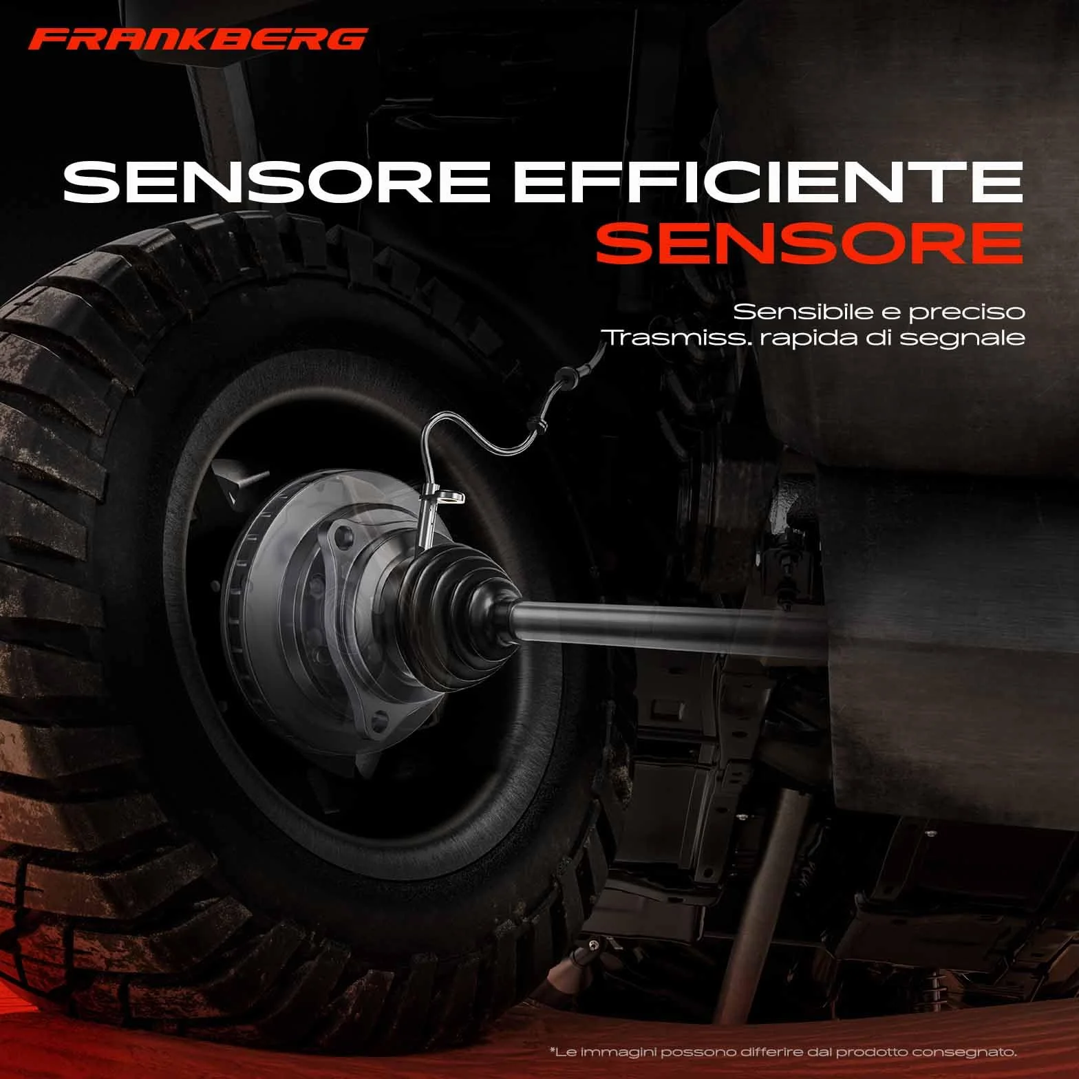 Frankberg Sensore Velocità Ruota ABS Sensore ABS 2-Poli Compatibile con Vivaro Furgone X83 Trafic II Bus JL Vivaro A Pianale/Telaio X83 Primastar Bus X83 Vivaro Combi X83 Replace# 8200184210